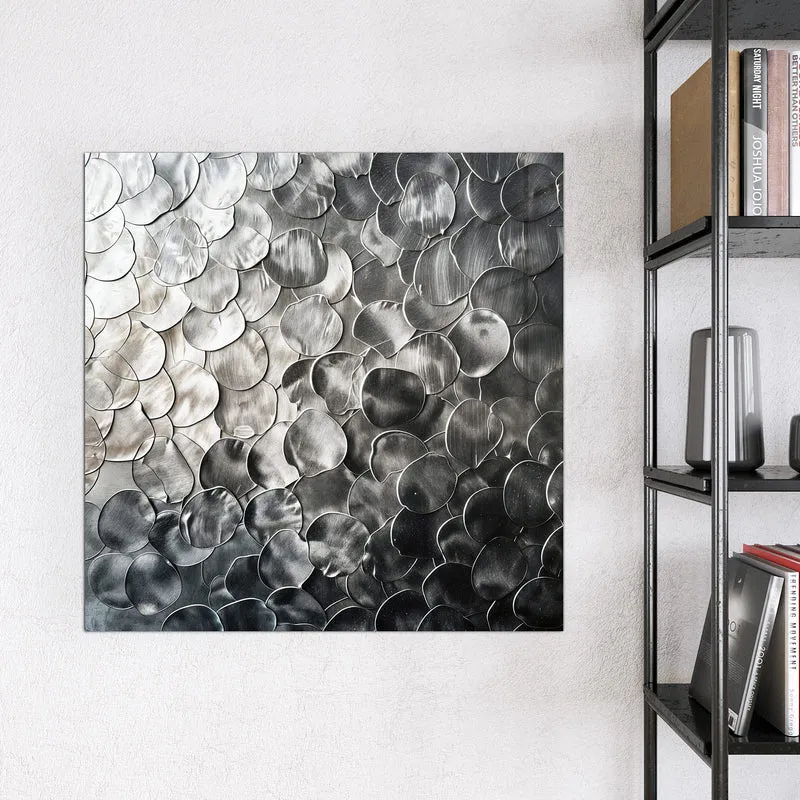 Magnettafel - Silberne Schuppen