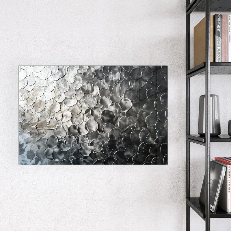 Magnettafel - Silberne Schuppen