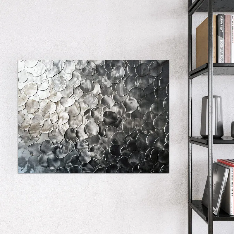 Magnettafel - Silberne Schuppen