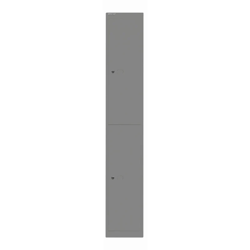 Garderobenschrank Office | 2 Fächer mit je 1 Kleiderhaken, Tiefe 457 mm