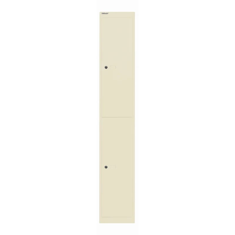 Garderobenschrank Office | 2 Fächer mit je 1 Kleiderhaken, Tiefe 457 mm