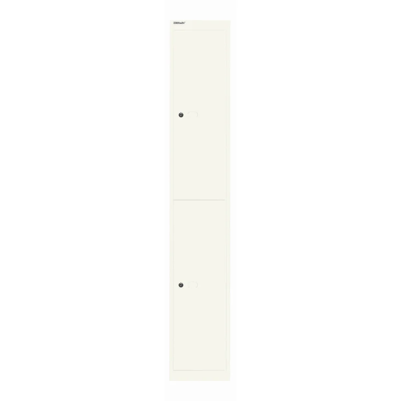 Garderobenschrank Office | 2 Fächer mit je 1 Kleiderhaken, Tiefe 457 mm