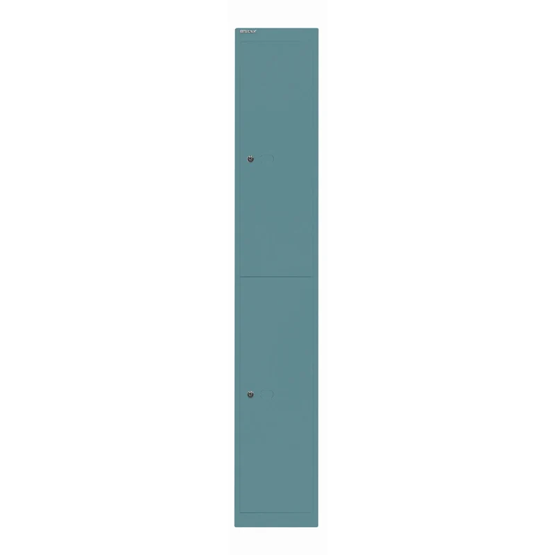 Garderobenschrank Office | 2 Fächer mit je 1 Kleiderhaken, Tiefe 457 mm