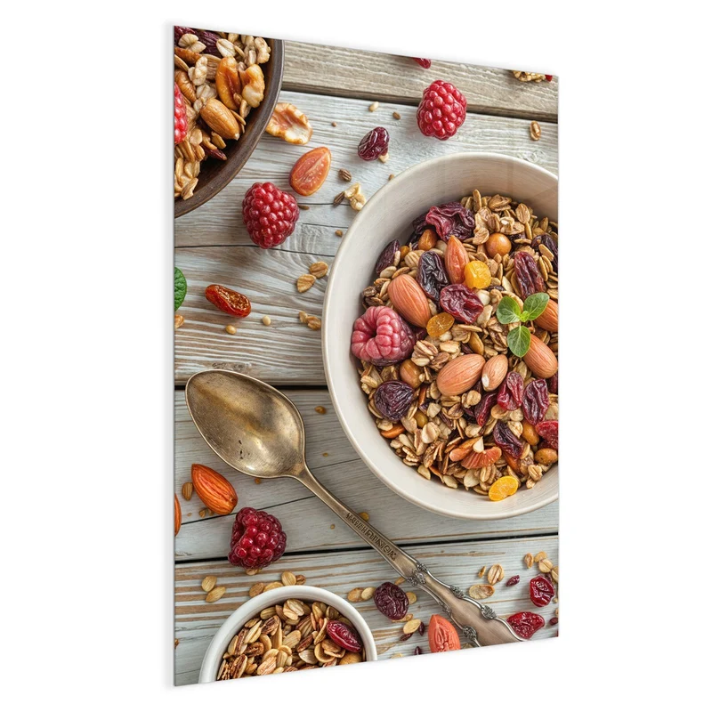 Magnettafel - Müsli mit Nüssen