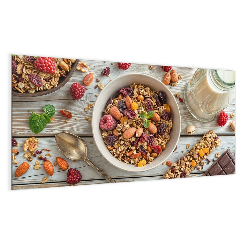 Magnettafel - Müsli mit Nüssen