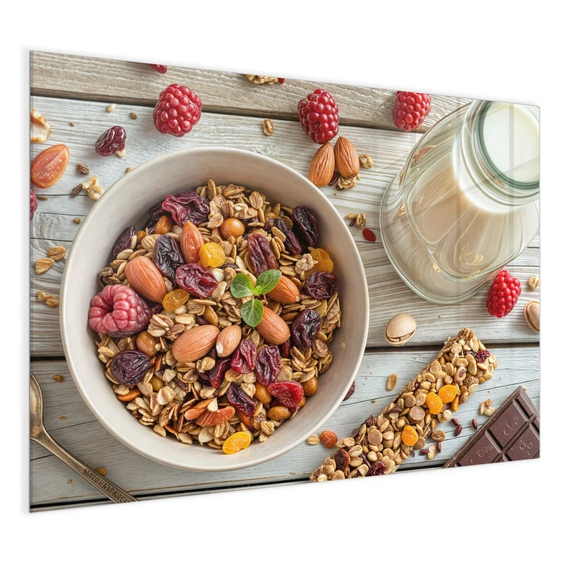 Magnettafel - Müsli mit Nüssen