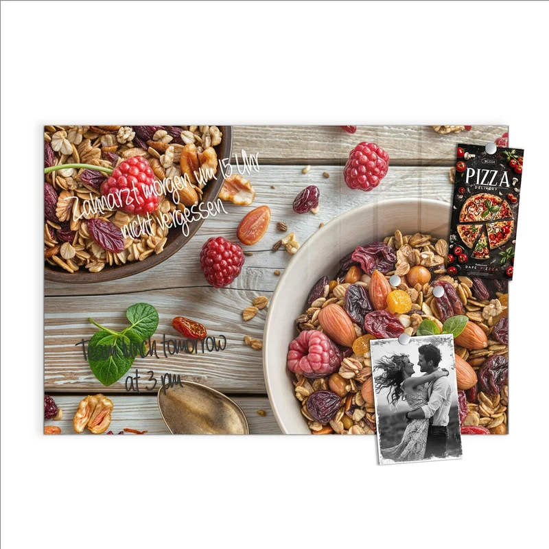 Magnettafel - Müsli mit Nüssen