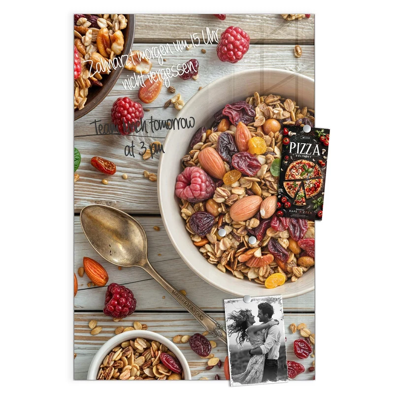 Magnettafel - Müsli mit Nüssen