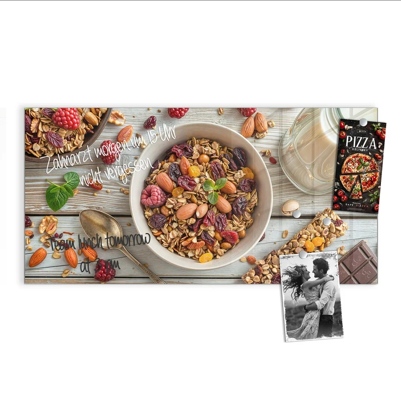 Magnettafel - Müsli mit Nüssen