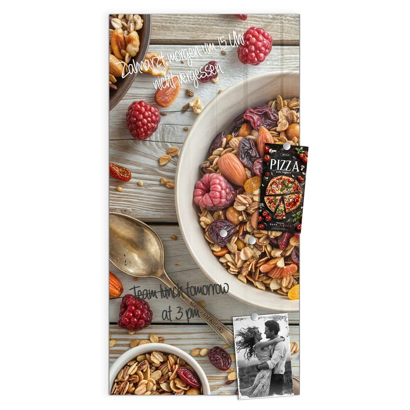 Magnettafel - Müsli mit Nüssen