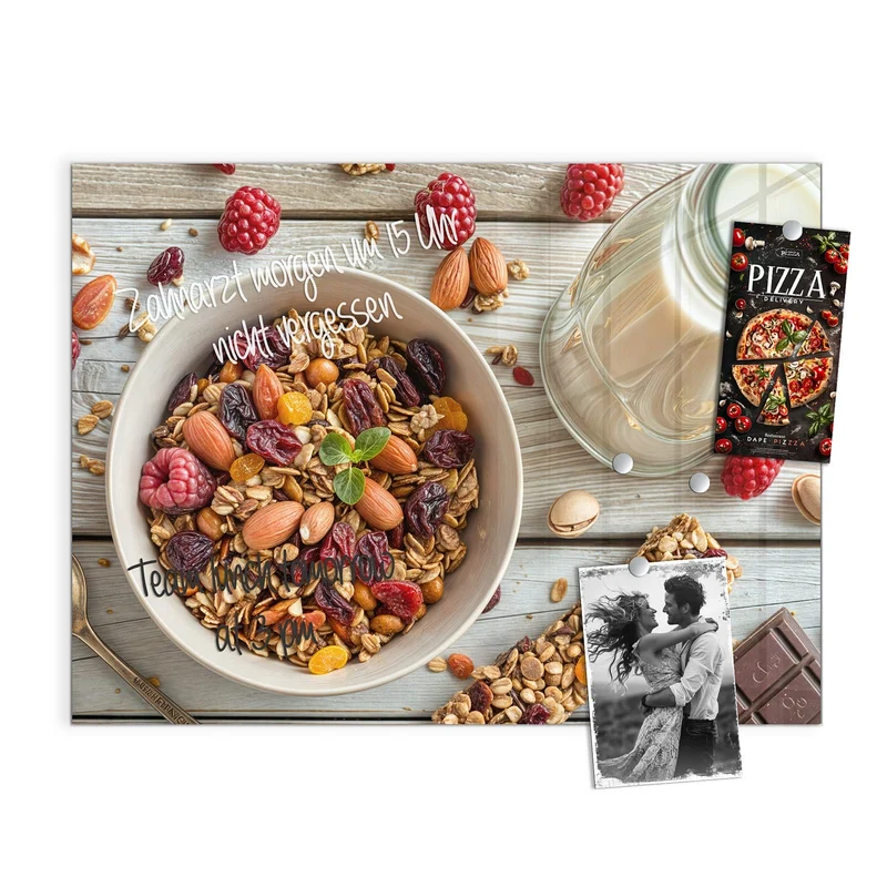Magnettafel - Müsli mit Nüssen