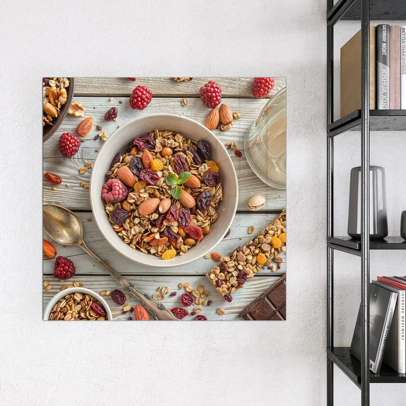 Magnettafel - Müsli mit Nüssen