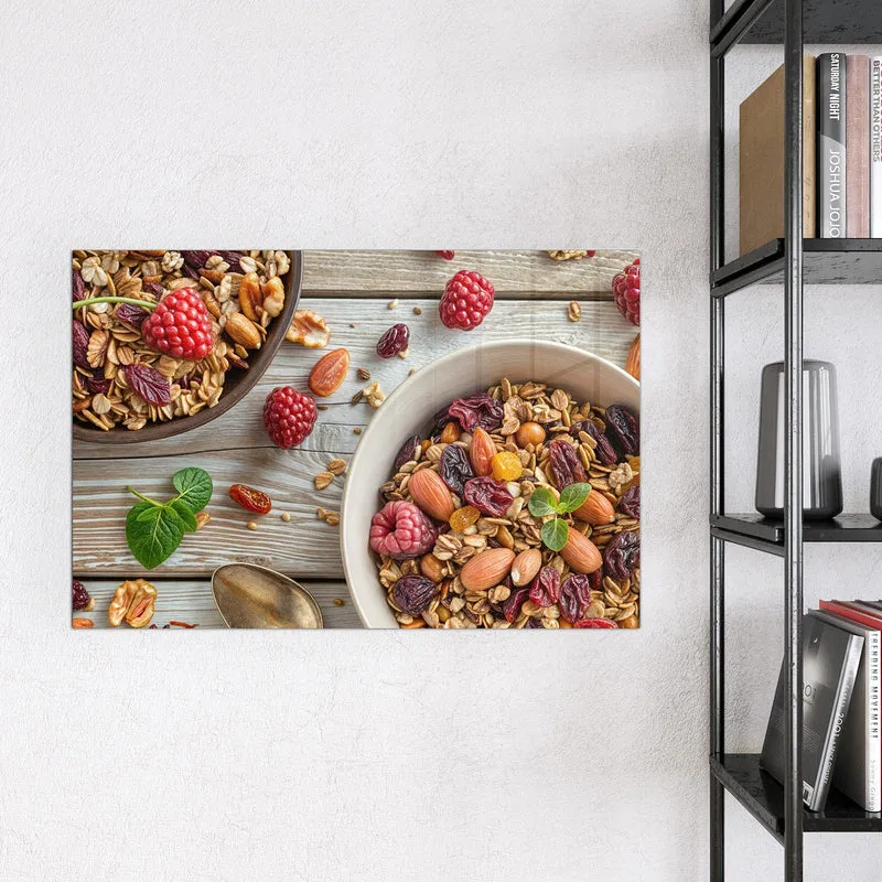 Magnettafel - Müsli mit Nüssen