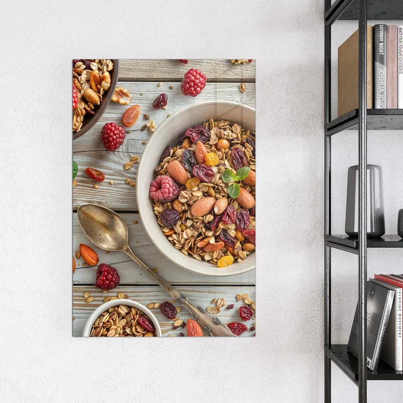 Magnettafel - Müsli mit Nüssen