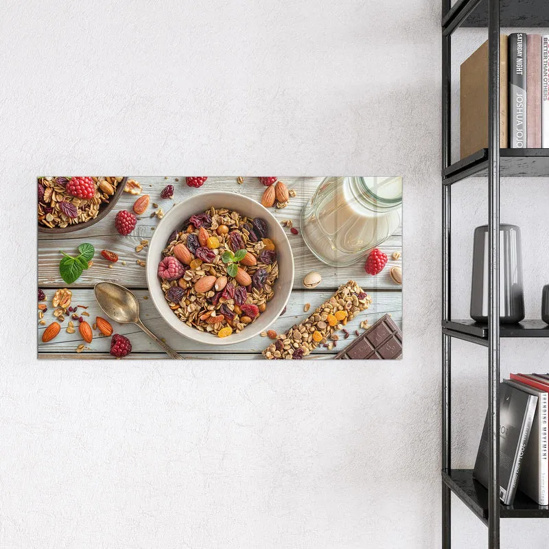 Magnettafel - Müsli mit Nüssen