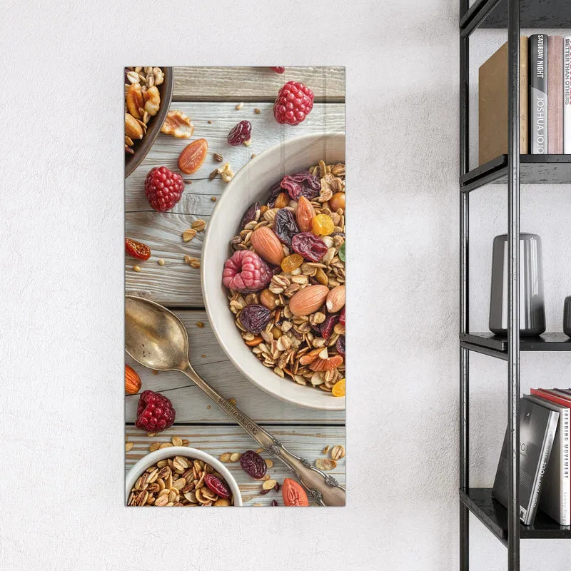 Magnettafel - Müsli mit Nüssen