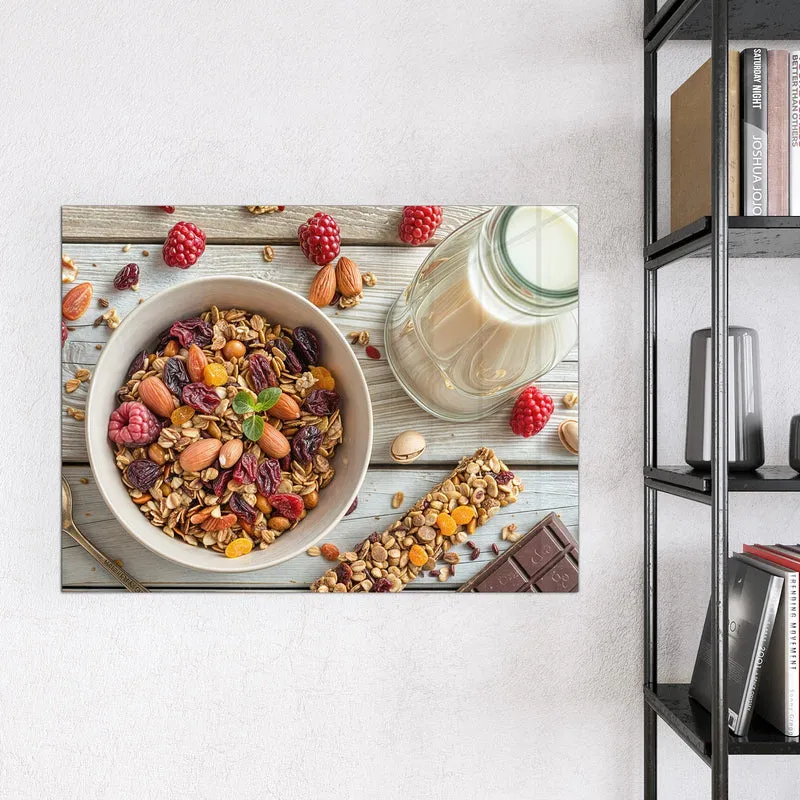 Magnettafel - Müsli mit Nüssen