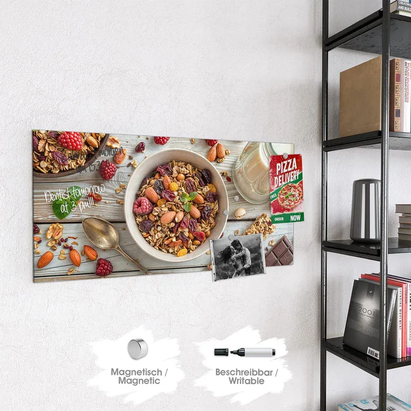 Magnettafel - Müsli mit Nüssen