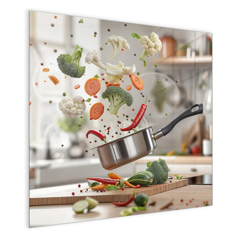 Magnettafel - Kochen mit Gemüse