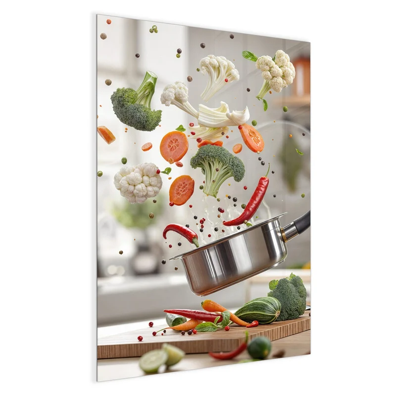 Magnettafel - Kochen mit Gemüse