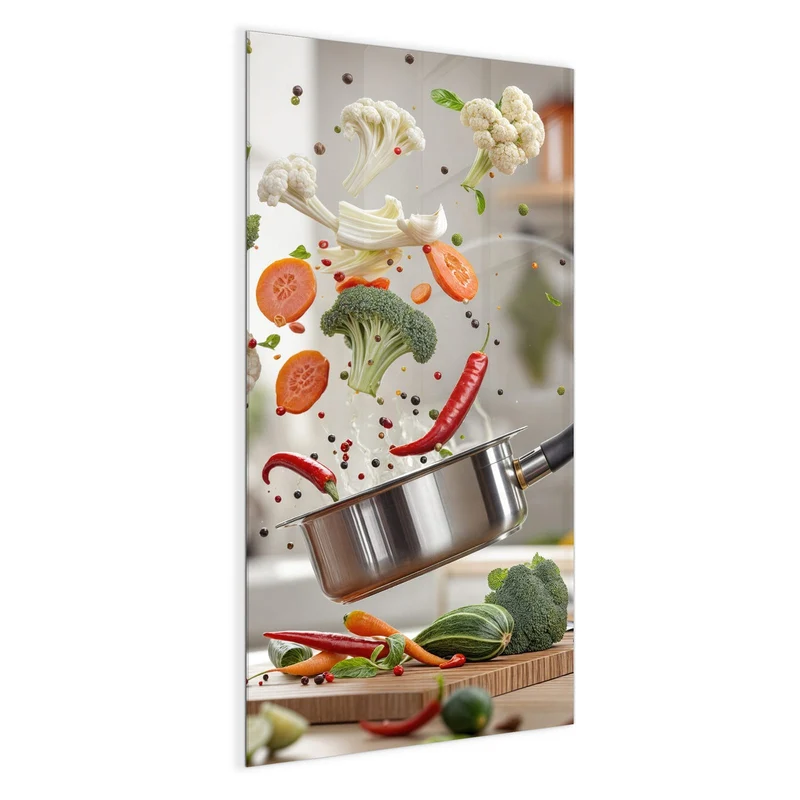 Magnettafel - Kochen mit Gemüse
