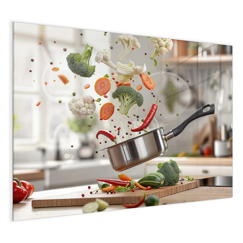 Magnettafel - Kochen mit Gemüse