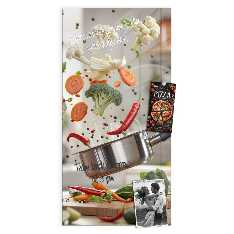 Magnettafel - Kochen mit Gemüse