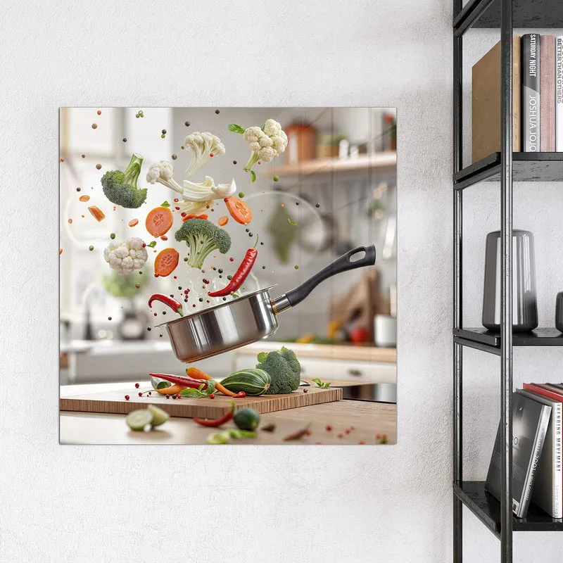 Magnettafel - Kochen mit Gemüse