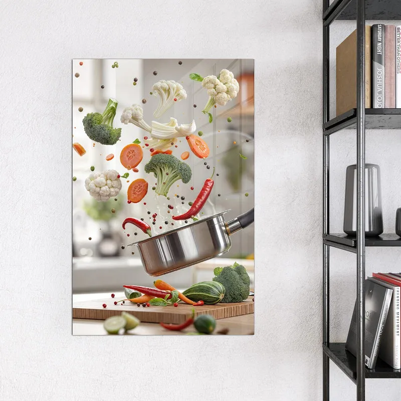 Magnettafel - Kochen mit Gemüse