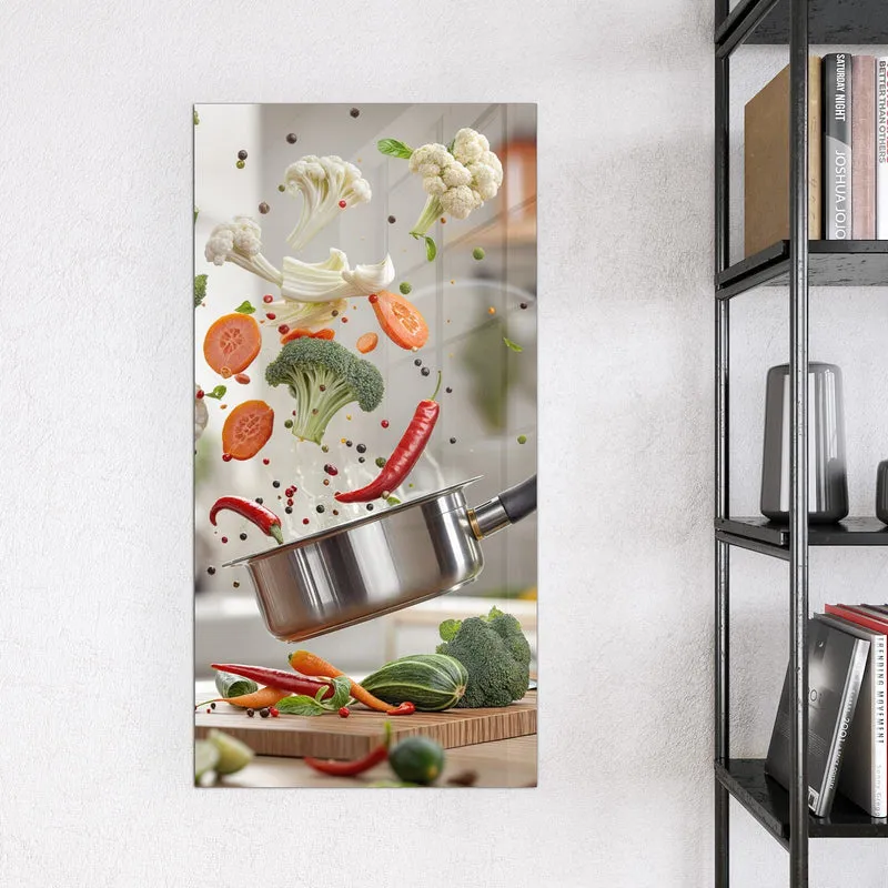 Magnettafel - Kochen mit Gemüse