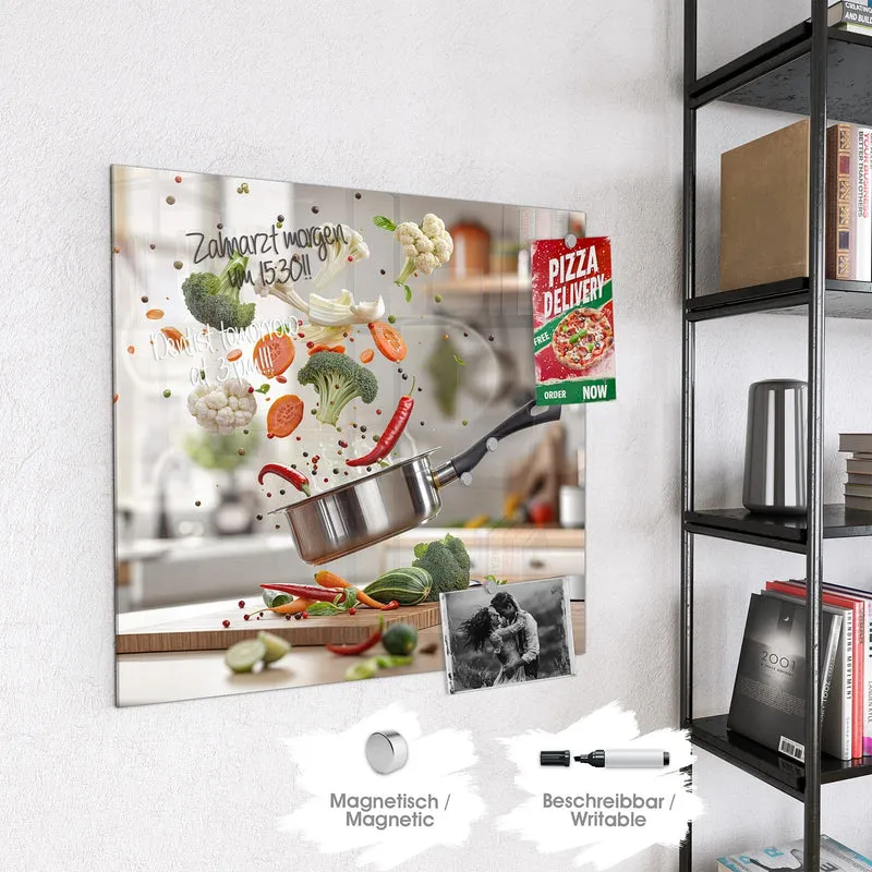 Magnettafel - Kochen mit Gemüse