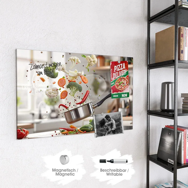 Magnettafel - Kochen mit Gemüse