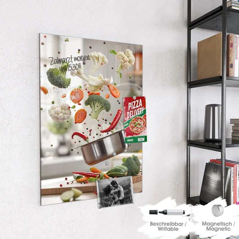 Magnettafel - Kochen mit Gemüse
