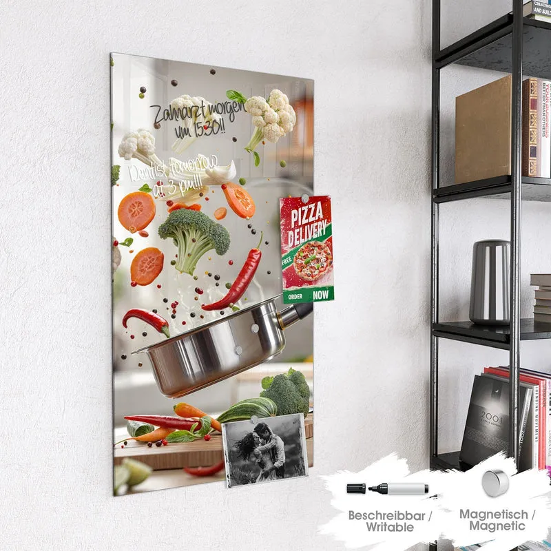 Magnettafel - Kochen mit Gemüse