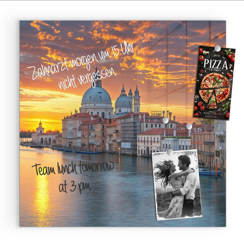 Magnettafel - Venedig im Abendrot