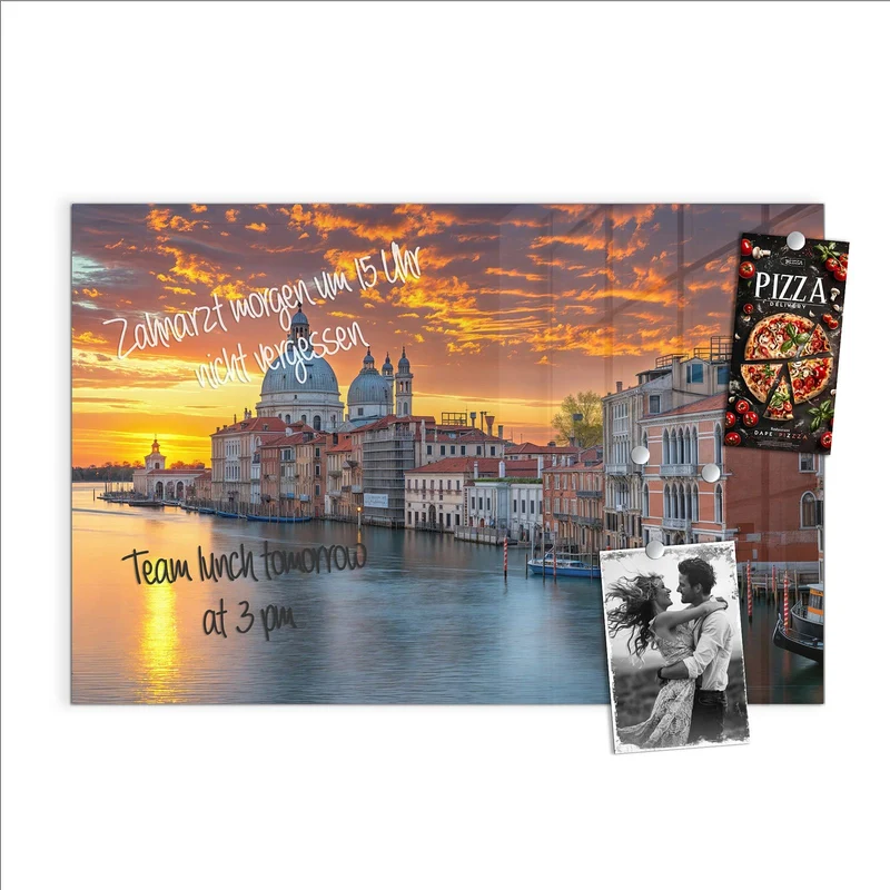 Magnettafel - Venedig im Abendrot