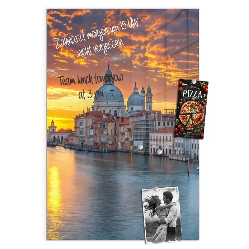 Magnettafel - Venedig im Abendrot