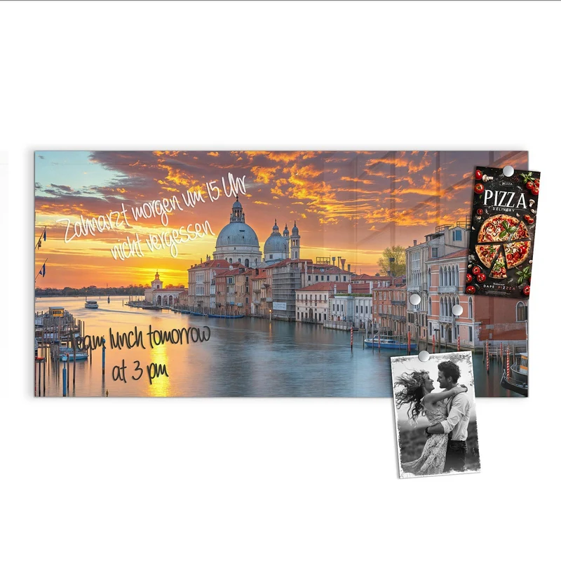 Magnettafel - Venedig im Abendrot