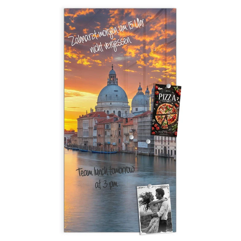 Magnettafel - Venedig im Abendrot
