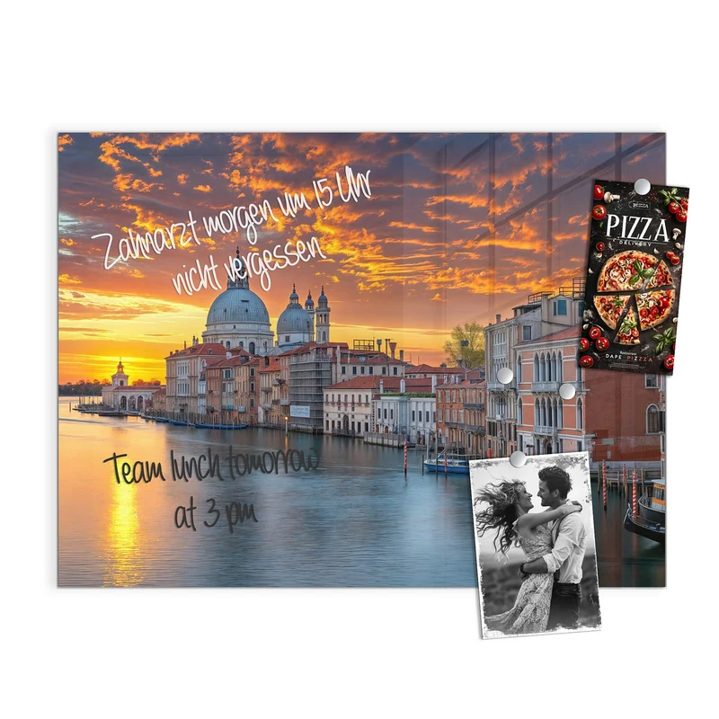 Magnettafel - Venedig im Abendrot