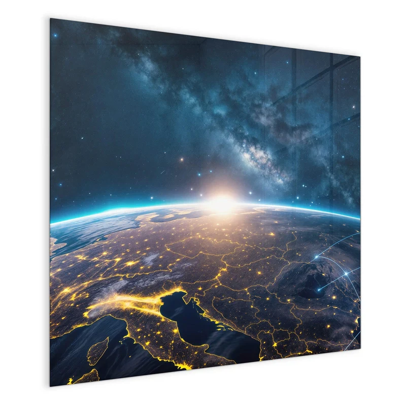 Magnettafel - Vernetzte Erde