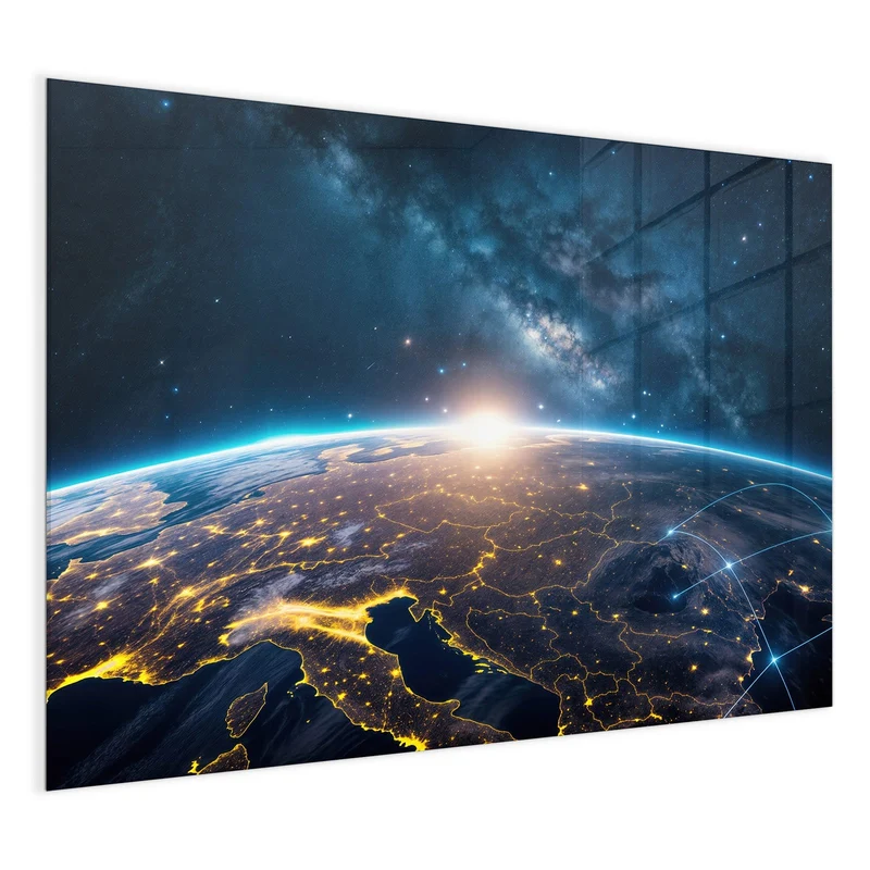 Magnettafel - Vernetzte Erde
