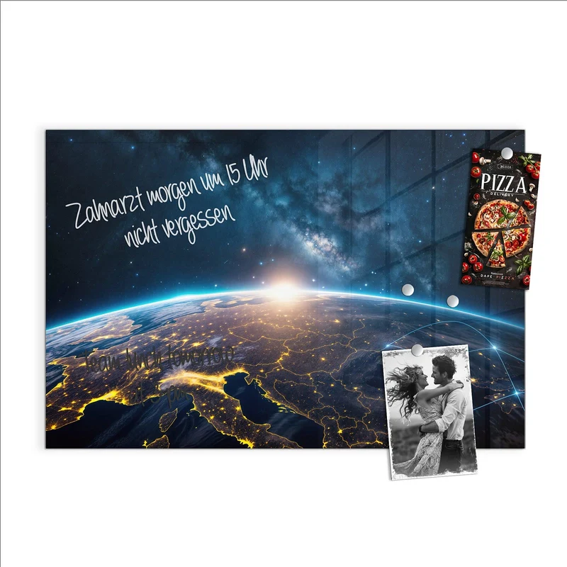 Magnettafel - Vernetzte Erde