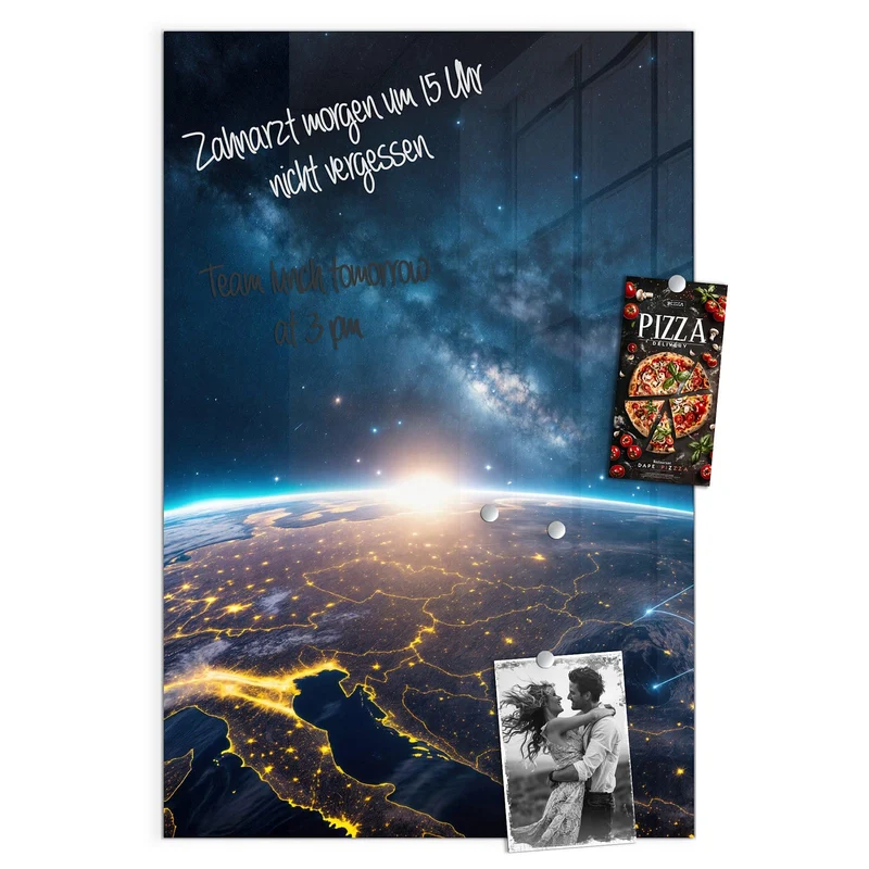 Magnettafel - Vernetzte Erde