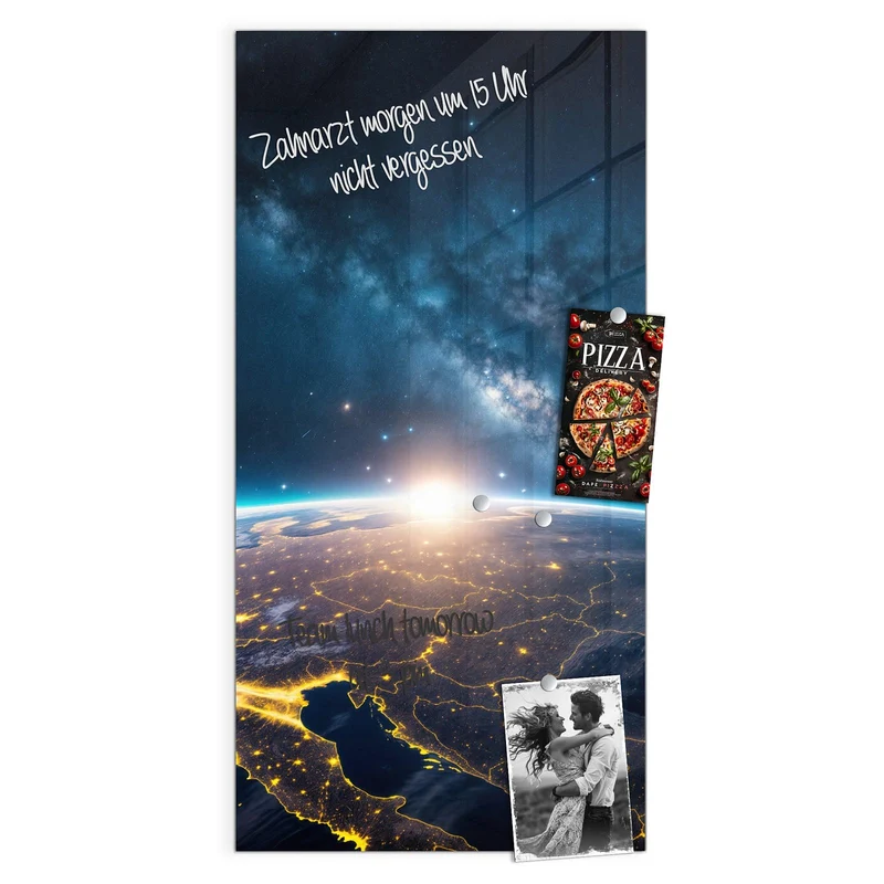 Magnettafel - Vernetzte Erde