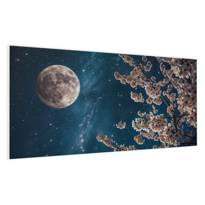Magnettafel - Blüten unter Sternen