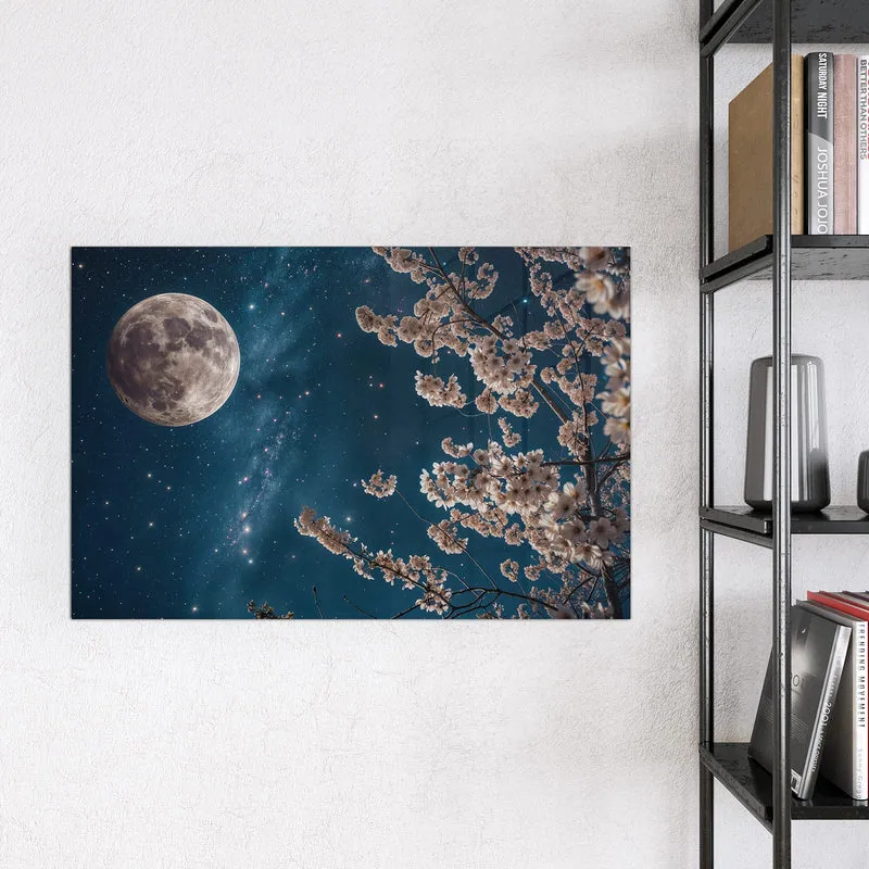 Magnettafel - Blüten unter Sternen