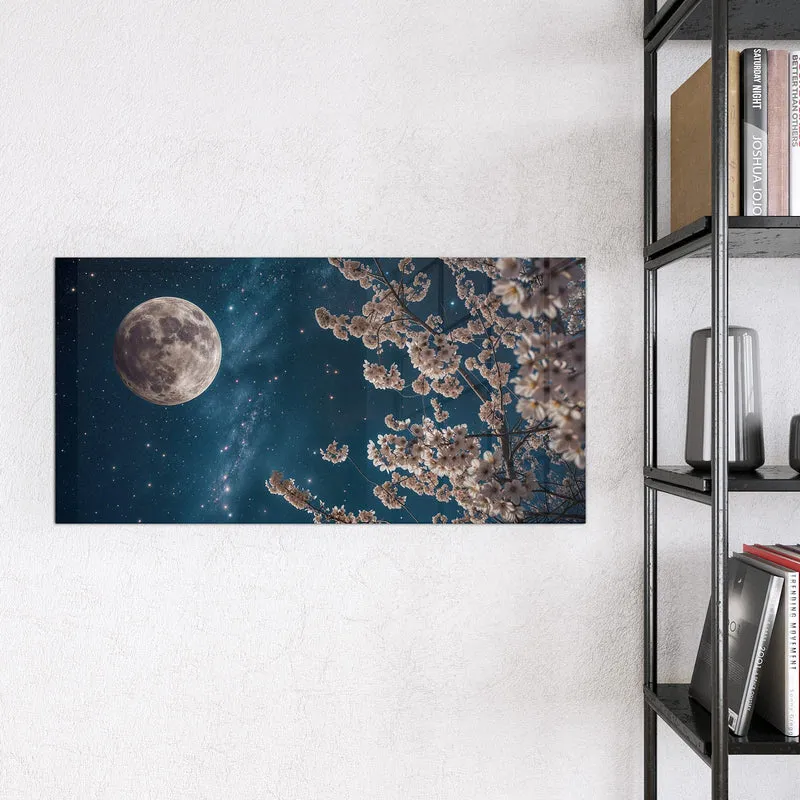 Magnettafel - Blüten unter Sternen