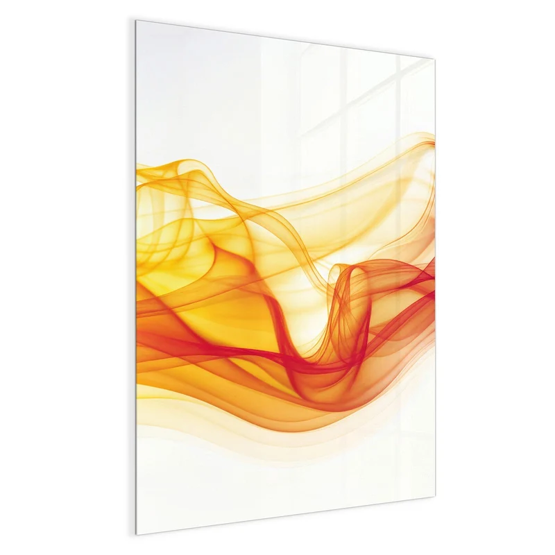 Magnettafel - Bunte Rauchwellen
