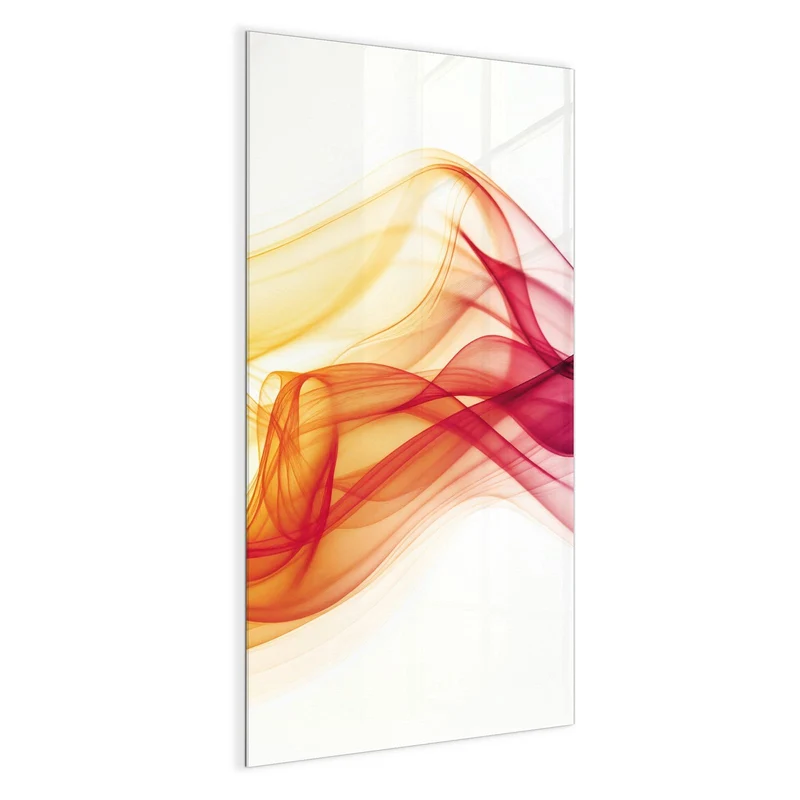 Magnettafel - Bunte Rauchwellen